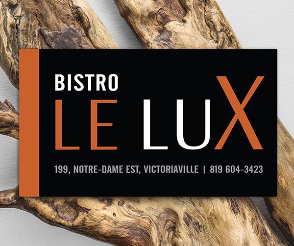 Bistro Le Lux - Menu de restaurant