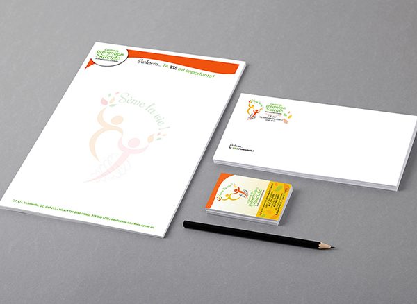 Centre de prévention suicide Arthabaska-Érable - Logo et Papeterie